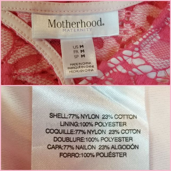 Motherhood Maternity Floral Lace Dress - Picture 3 of 6